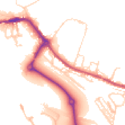 Daytime road noise heatmap for DA11 9DR