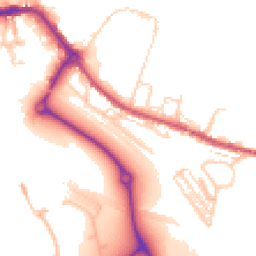 Daytime road noise heatmap for DA11 9EN