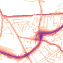 Daytime road noise heatmap for DA11 9ER