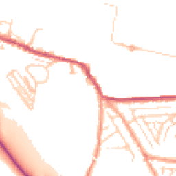 Daytime road noise heatmap for DA11 9ET