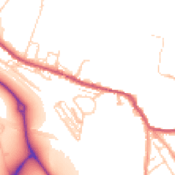 Daytime road noise heatmap for DA11 9EZ