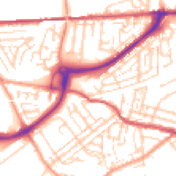 Daytime road noise heatmap for DA11 9GW