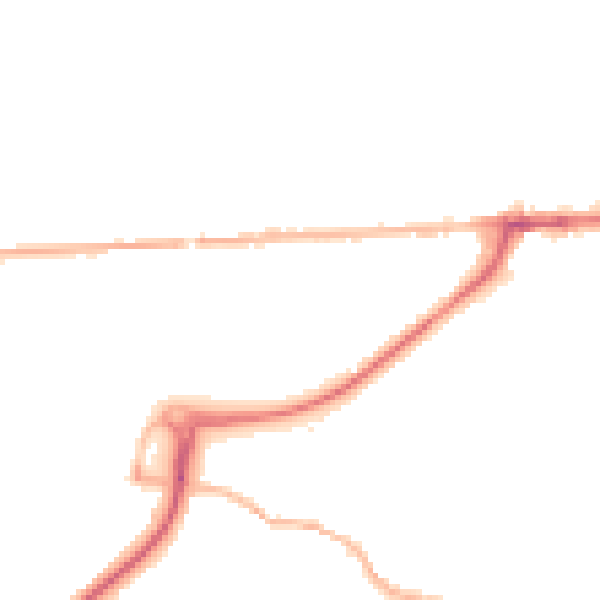 Night-time road noise heatmap for DA11 9JU