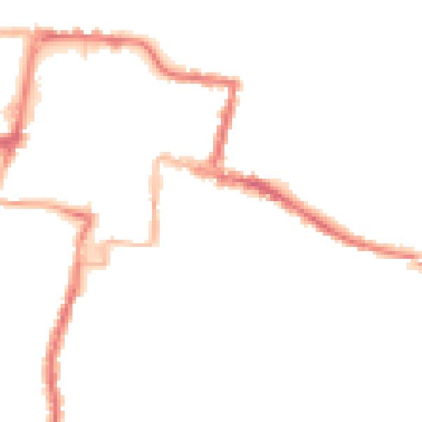 Night-time road noise heatmap for DA12 1BF
