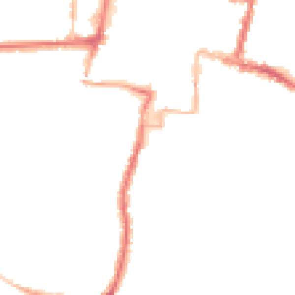 Night-time road noise heatmap for DA12 1BH