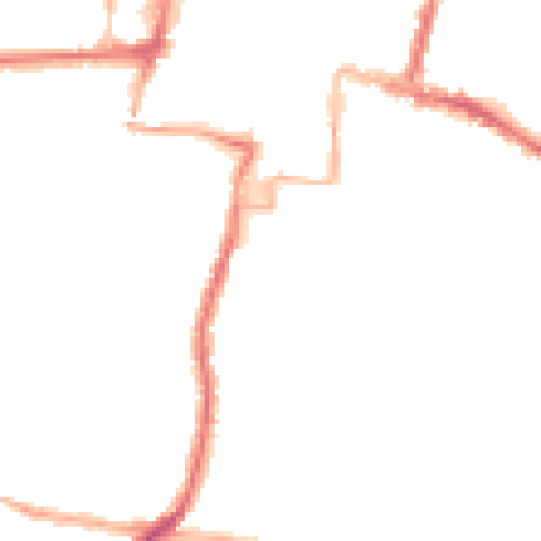 Night-time road noise heatmap for DA12 1BL