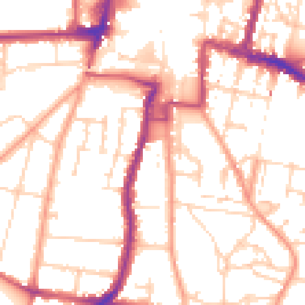 Daytime road noise heatmap for DA12 1BU