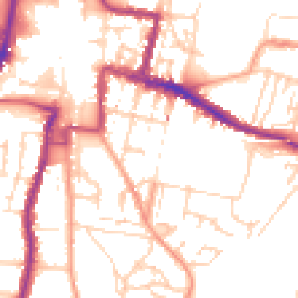 Daytime road noise heatmap for DA12 1EF