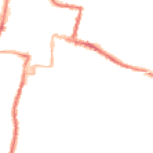 Night-time road noise heatmap for DA12 1EF