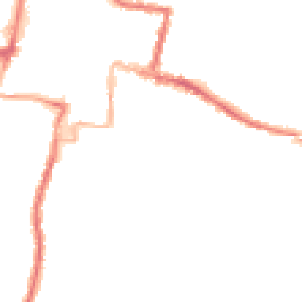 Night-time road noise heatmap for DA12 1EG