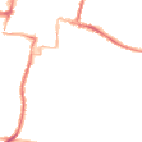 Night-time road noise heatmap for DA12 1EZ