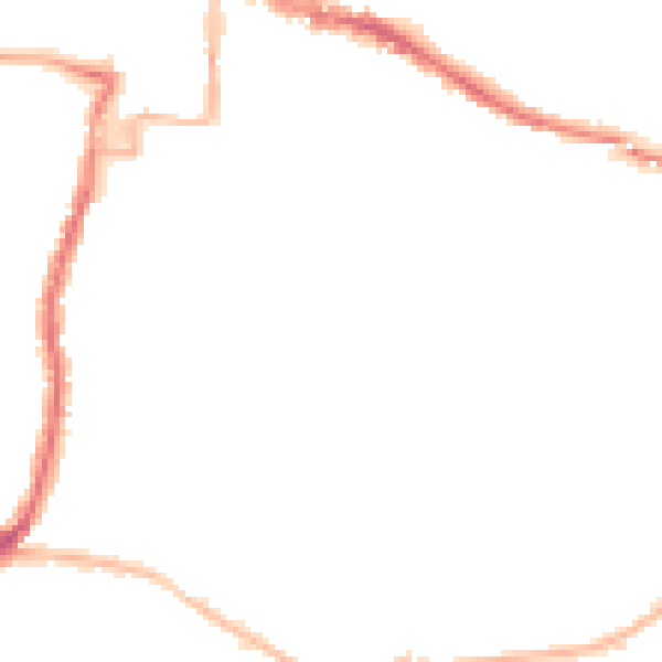 Night-time road noise heatmap for DA12 1HE