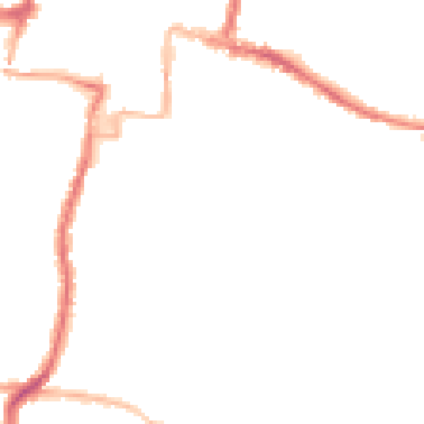 Night-time road noise heatmap for DA12 1HF
