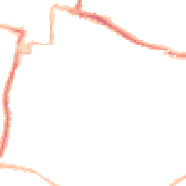 Night-time road noise heatmap for DA12 1LT