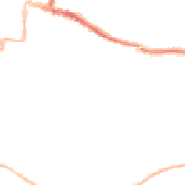 Night-time road noise heatmap for DA12 1LZ