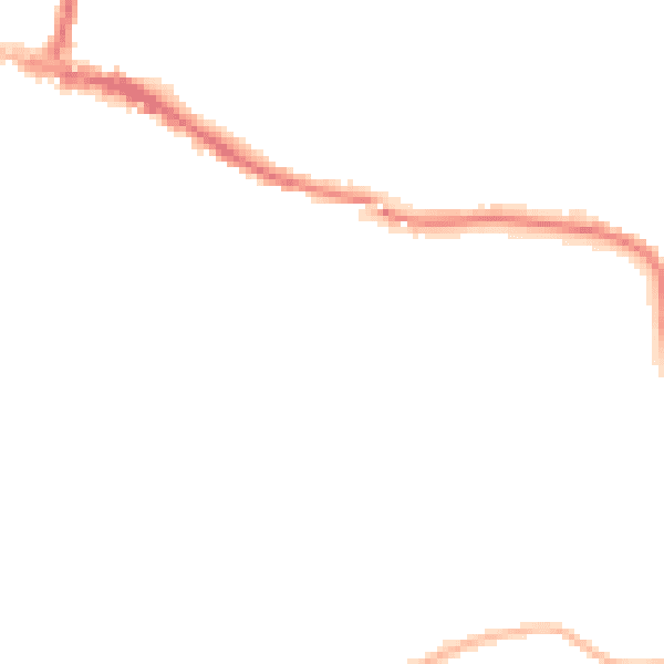 Night-time road noise heatmap for DA12 1NE