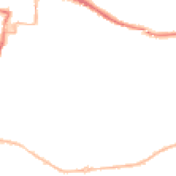 Night-time road noise heatmap for DA12 1QB