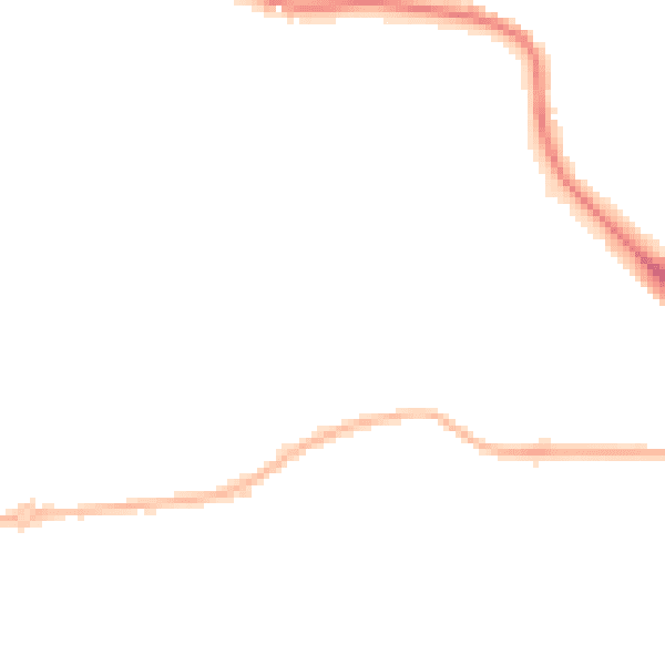 Night-time road noise heatmap for DA12 1QY