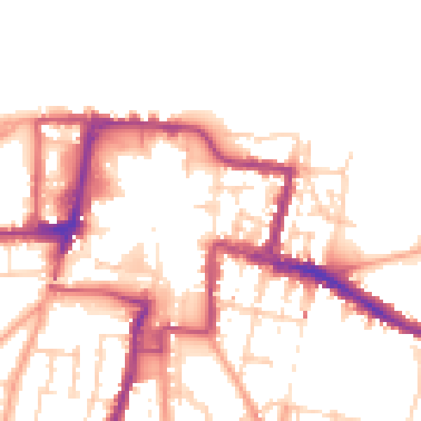 Daytime road noise heatmap for DA12 2EQ