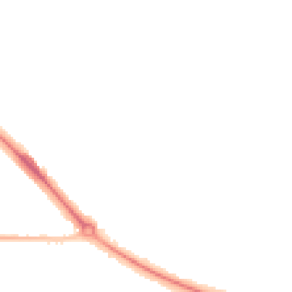 Night-time road noise heatmap for DA12 2LR