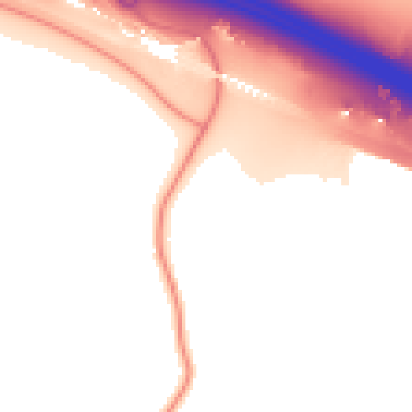 Daytime road noise heatmap for DA12 3AN
