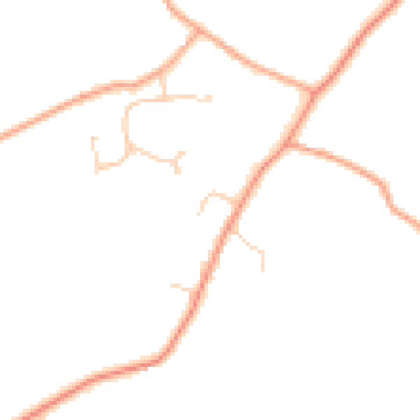 Daytime road noise heatmap for DA12 3AS