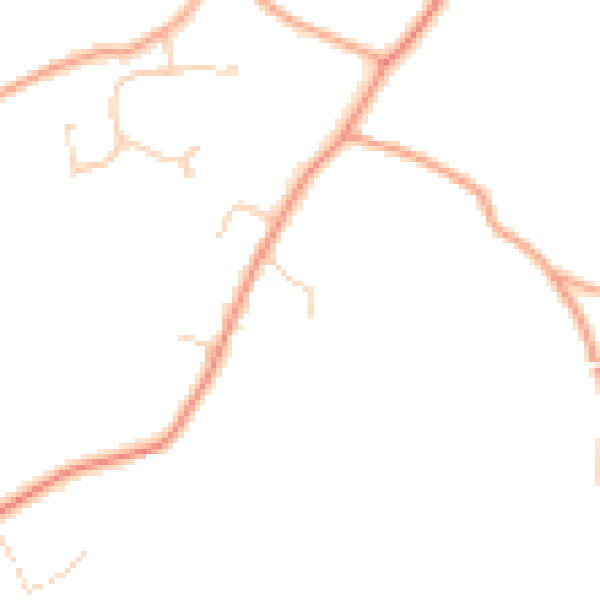 Daytime road noise heatmap for DA12 3AT