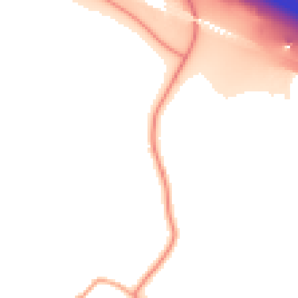 Daytime road noise heatmap for DA12 3AW