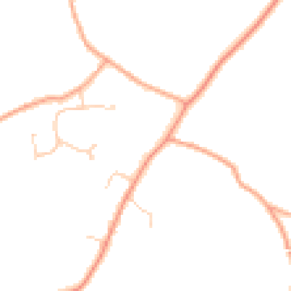 Daytime road noise heatmap for DA12 3AY