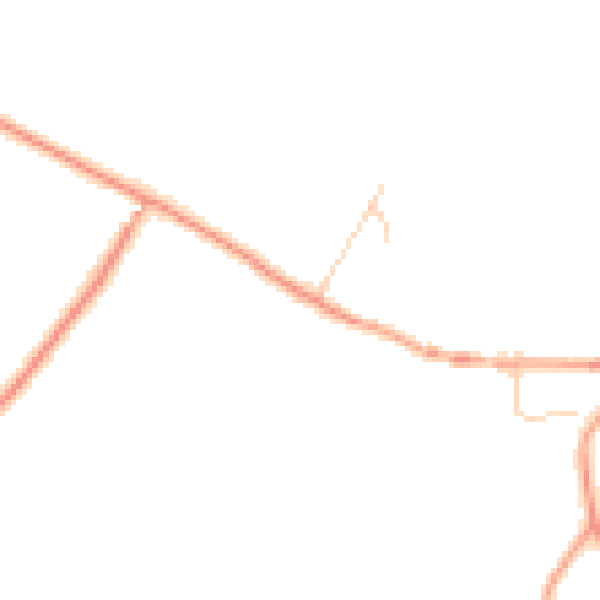 Daytime road noise heatmap for DA12 3DF