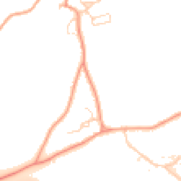 Daytime road noise heatmap for DA12 3EP