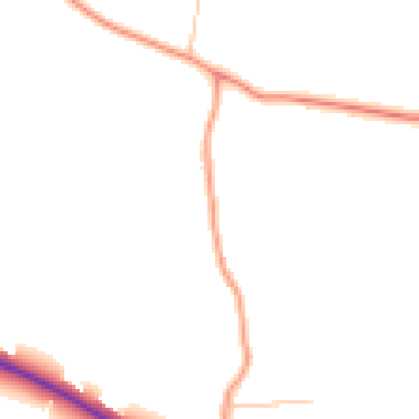Daytime road noise heatmap for DA12 3HN
