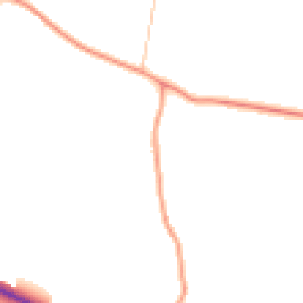Daytime road noise heatmap for DA12 3HW