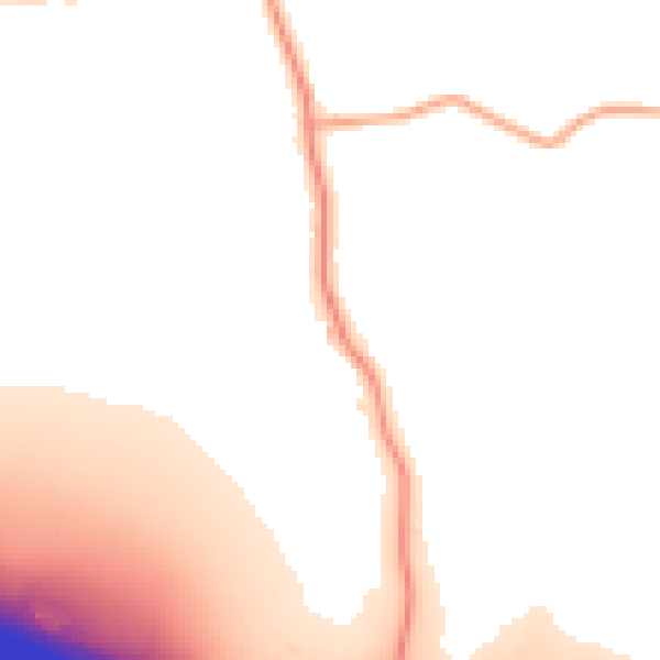 Daytime road noise heatmap for DA12 4AB