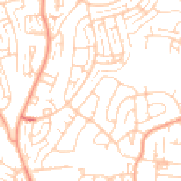 Daytime road noise heatmap for DA12 4BL
