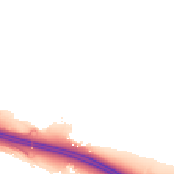 Night-time road noise heatmap for DA12 4DL