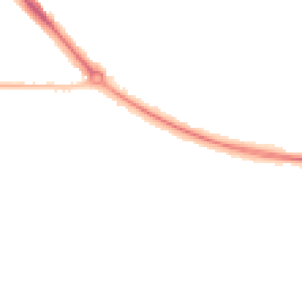 Night-time road noise heatmap for DA12 4DU