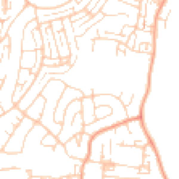Daytime road noise heatmap for DA12 4NP