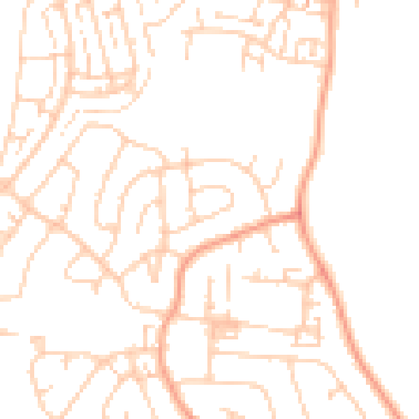 Daytime road noise heatmap for DA12 4NW