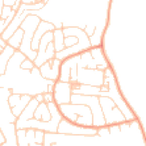 Daytime road noise heatmap for DA12 4SA