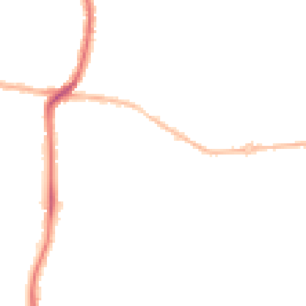 Night-time road noise heatmap for DA12 5AA