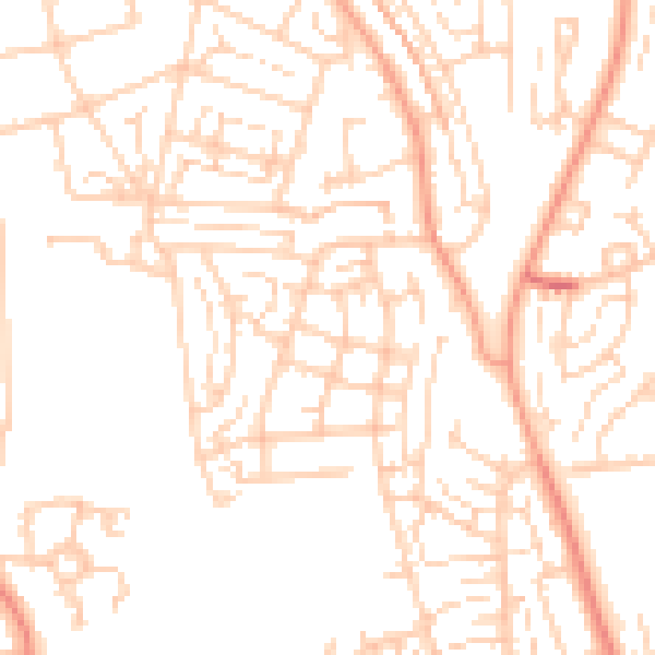 Daytime road noise heatmap for DA12 5BS