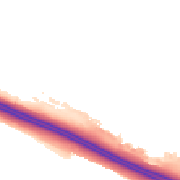 Night-time road noise heatmap for DA12 5DX