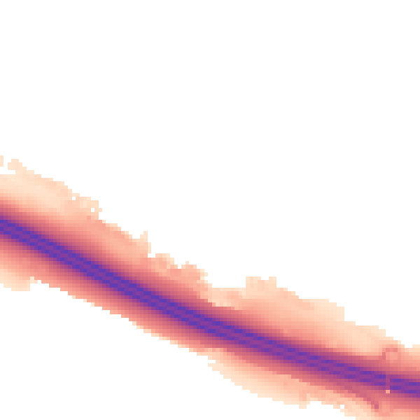 Night-time road noise heatmap for DA12 5JA