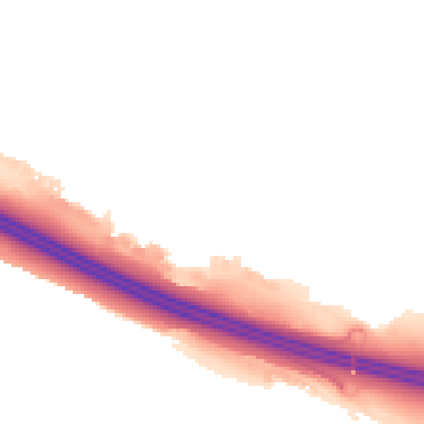 Night-time road noise heatmap for DA12 5JB