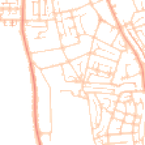 Daytime road noise heatmap for DA12 5LE