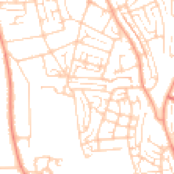 Daytime road noise heatmap for DA12 5LW