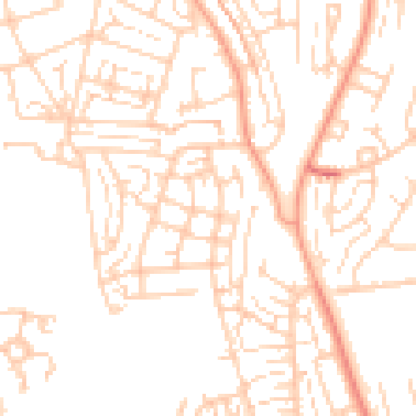 Daytime road noise heatmap for DA12 5NT