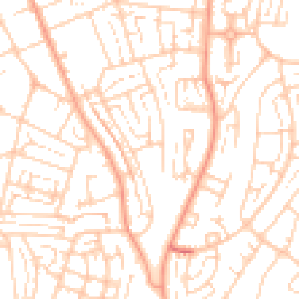Daytime road noise heatmap for DA12 5RA