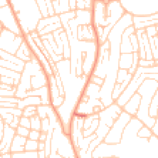 Daytime road noise heatmap for DA12 5SD